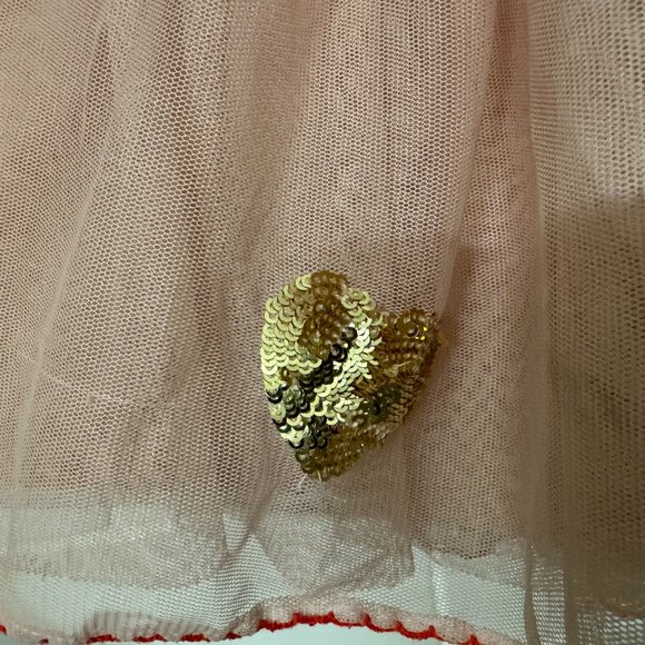 Mini Boden Skirt With Sequin Stars & Hearts - Picture 5 of 6